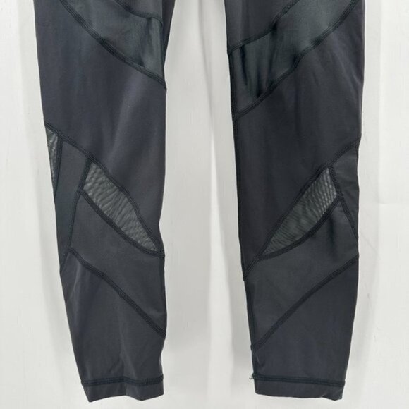 Sweaty Betty Gray The Power Mid Rise Mesh Running Yoga Small Cropped Leggings - Picture 3 of 6